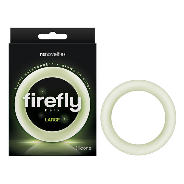 Glow In Dark Clear Large 60 mm Cock Ring