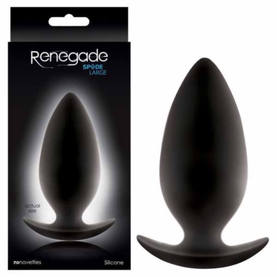 Black 10.5 cm (4.15'') Large Butt Plug