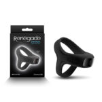 Black USB Rechargeable Vibrating Cock & Ball Rings