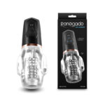 Clear/Black USB Rechargeable Sucking Masturbator