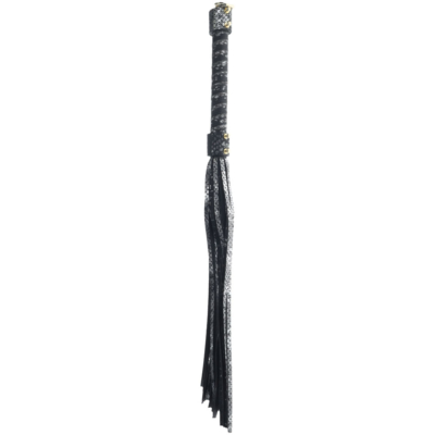 Black Flogger Whip