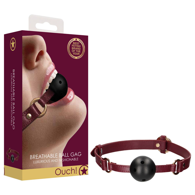 Burgundy Mouth Restraint
