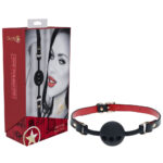 Black/Red Breathable Mouth Restraint