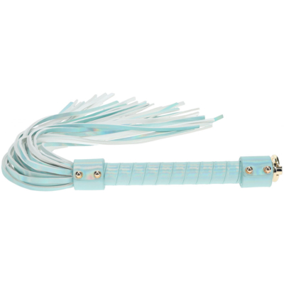 Baby Blue Flogger Whip