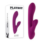 Purple 14.7 cm USB Rechargeable Rabbit Vibrator