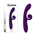 Purple 23.5 cm USB Rechargeable Rabbit Vibrator