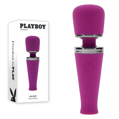Purple 11.4 cm USB Rechargeable Vibrating Mini Massage Wand