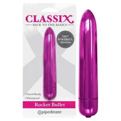 Metallic Pink 8.9 cm Bullet