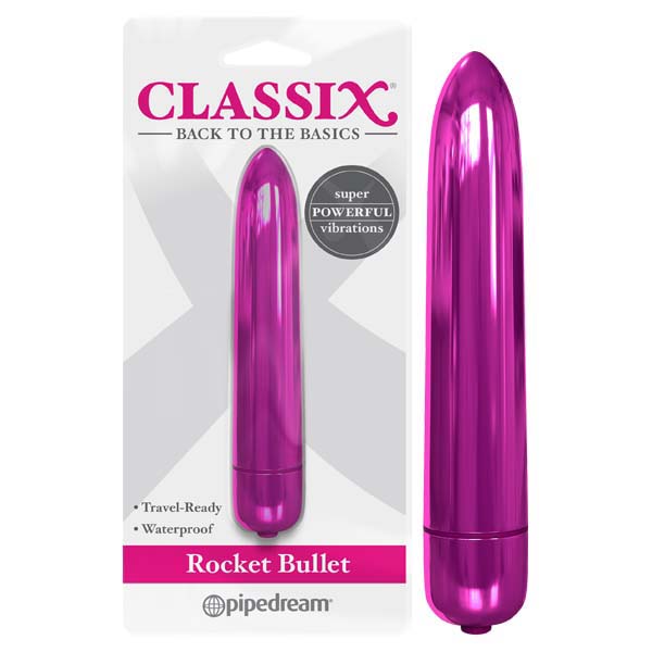 Metallic Pink 8.9 cm Bullet