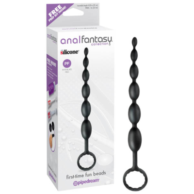 Black 21 cm (8.25'') Anal Beads