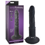Black 30.5 cm (12'') USB Rechargeable Anal Vibrator