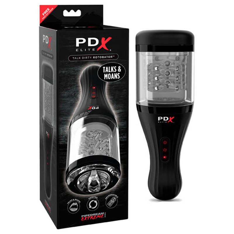 USB Rechargeable Powered Masturbator with Sound Effects
