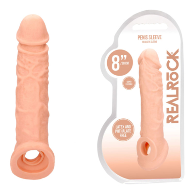 Flesh 20.3 cm Penis Extension Sleeve