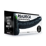Black 23 cm Vibrating Hollow Strap-On
