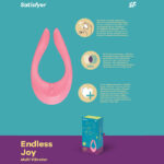 Pink USB Rechargeable Couples Stimulator
