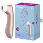 Rose Gold Touch-Free USB-Rechargeable Clitoral Stimulator with Vibration