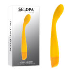 Yellow 18.4 cm USB Rechargeable Vibrator