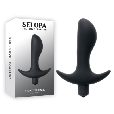 Black 12.7 cm Vibrating Prostate Massager