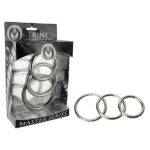 Steel Cock Rings - Set of 3 Sizes
