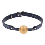 Navy Blue/Gold Mouth Restraint