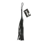 Black 53 cm Flogger Whip