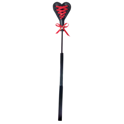 Black/Red 37.5 cm Crop Whip