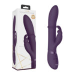 Purple 24.5 cm USB Rechargeable Rabbit Vibrator