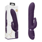 Purple 24.1 cm USB Rechargeable Rabbit Vibrator