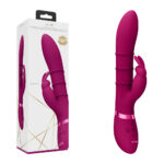 Pink 24.2 cm USB Rechargeable Rabbit Vibrator