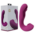 Pink USB Rechargeable Flapping Vibrator with Air Pulsation