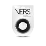 Black Cock Ring with Steel Core