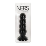 Black 16.5 cm Butt Plug with Internal Steel Balls