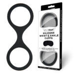Black Restraints with Bonus Eye Mask