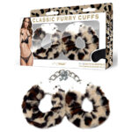 Leopard Furry Restraints with Bonus Eye Mask