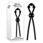 Black Silicone Adjustable Lasso Cock Ring