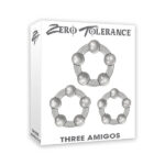 Clear Cock Rings - Set of 3