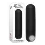 Black 7.6 cm (3'') USB Rechargeable Bullet
