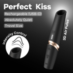 Black USB Rechargeable Air Pulse Stimulator