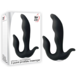 Black USB Rechargable Vibrating Prostate Massager