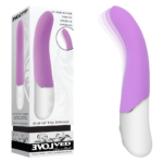 Purple 21.1 cm USB Rechargeable Flicking Tongue Vibrator