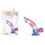 Clear Coloured 14 cm Dildo