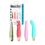 USB Rechargeable Vibrator with 3 Interchangeable Sleeves