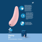 App Contolled Touch-Free USB-Rechargeable Clitoral Stimulator with Vibration