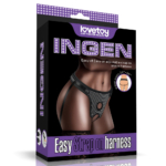 Black Adjustable Strap-On Harness (No Probe Included)
