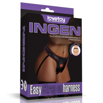 Black Adjustable Strap-On Harness (No Probe Included)