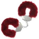 Burgundy Fluffy Restraints