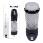 Clear USB Rechargeable Thrusting and Spinning Auto Stroker