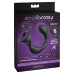 Black USB Rechargeable Prostate Massage with Cock Ring