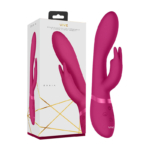 Pink 21.3 cm USB Rechargeable Rabbit Vibrator