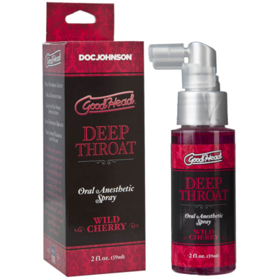 Wild Cherry Flavoured Deep Throat Spray - 59 ml Bottle
